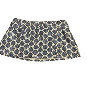 Garnet Hill‎ Blue swim Skirt with shorts